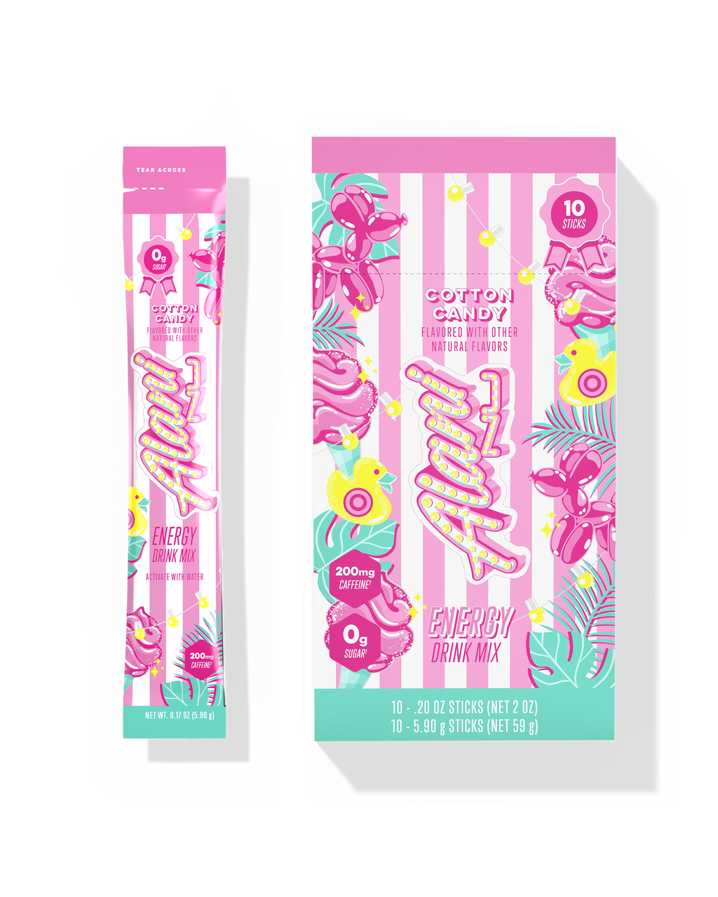 Energy Sticks - Cotton Candy (H5TQ)