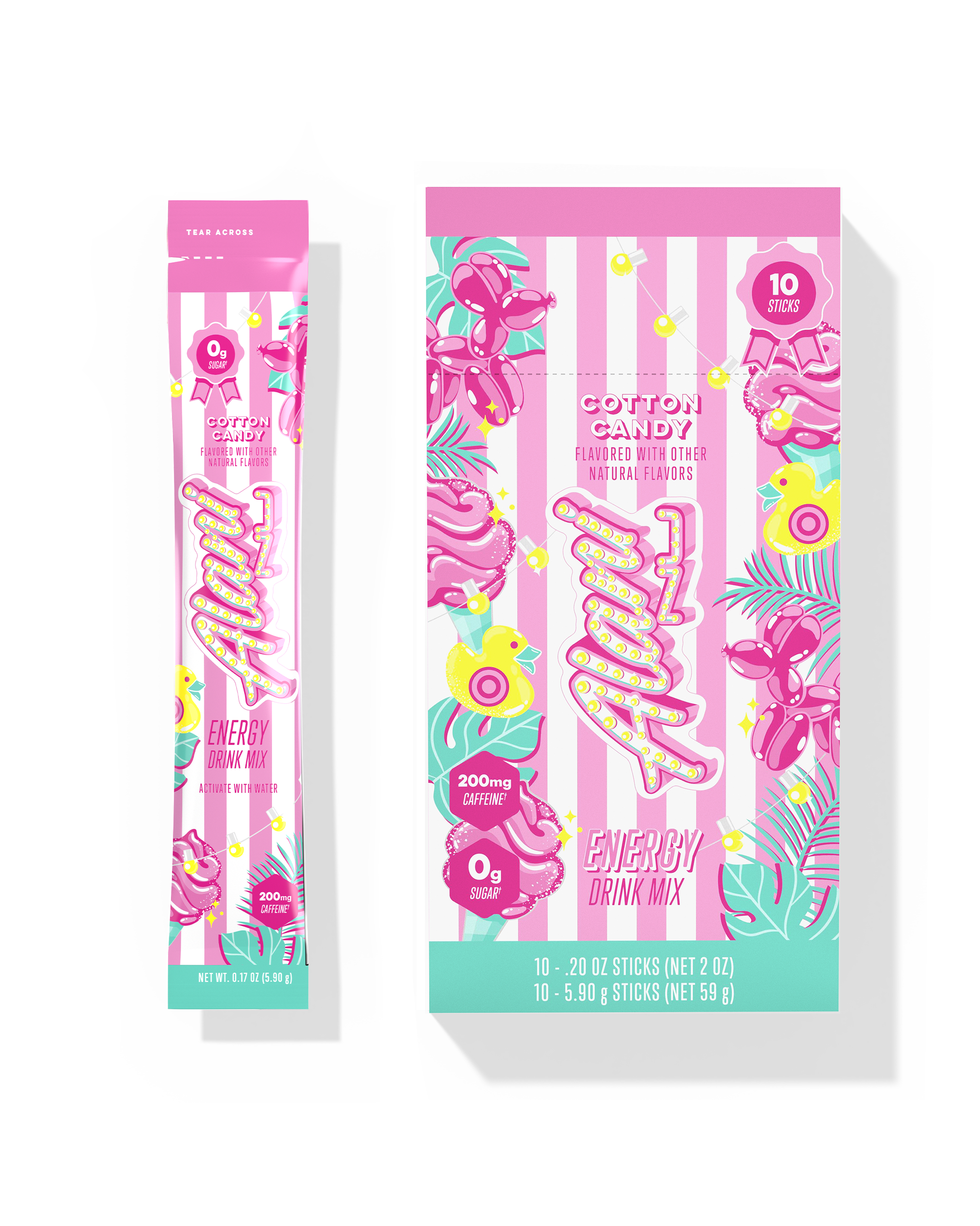 Energy Sticks - Cotton Candy (H5TQ)