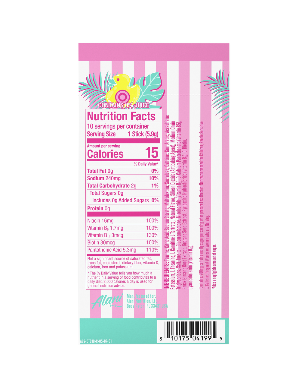 Energy Sticks - Cotton Candy (H5TQ)