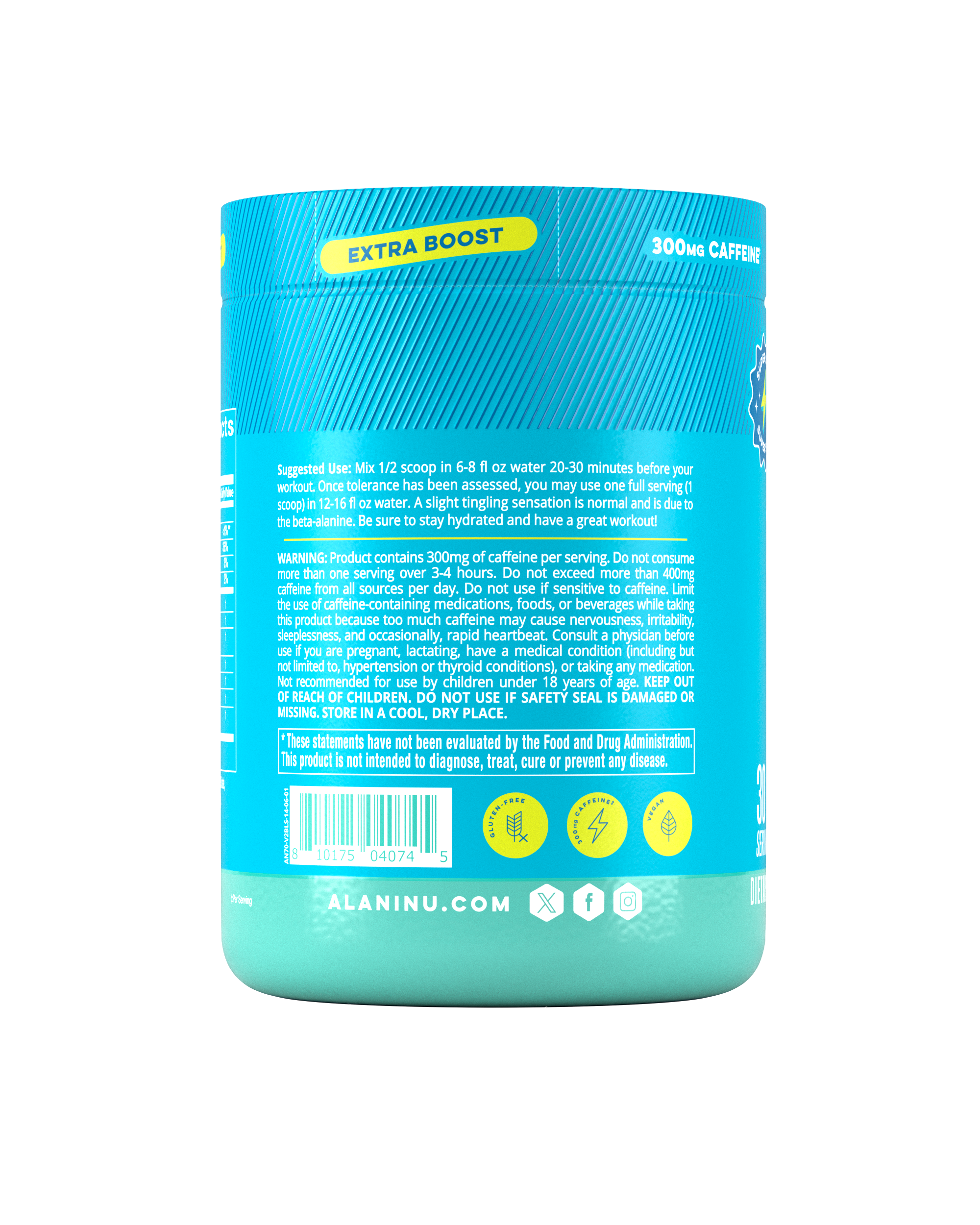 Pre-Workout+ - Blue Slush (YO23)