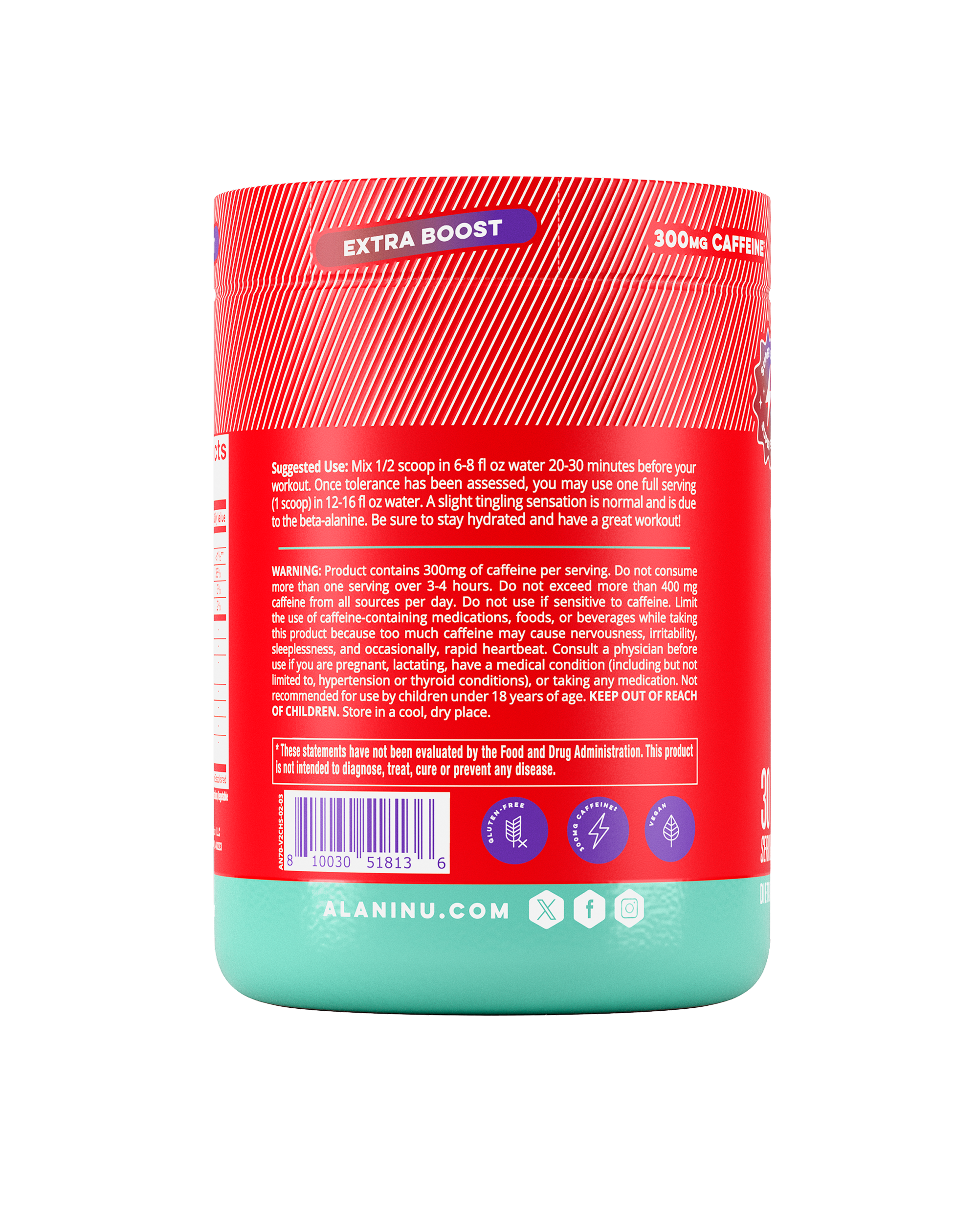 Pre-Workout+ - Cherry Slush (F4U1)