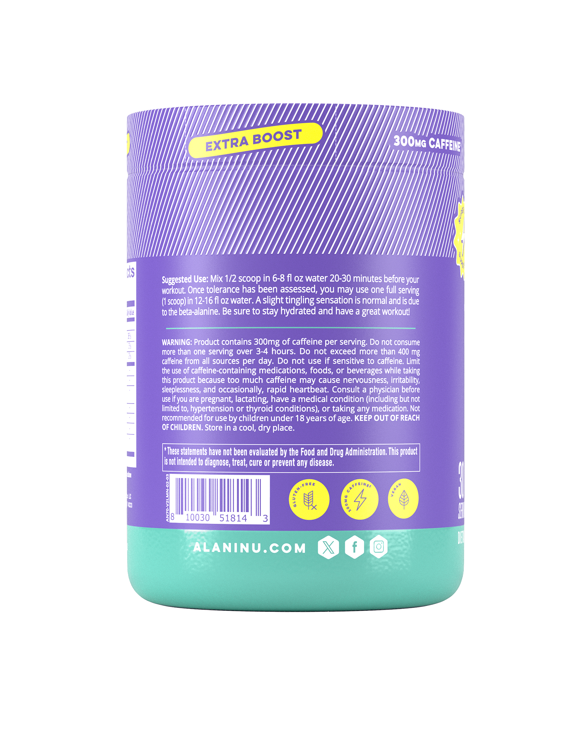 Pre-Workout+ - Frozen Lemonade (SQ98)
