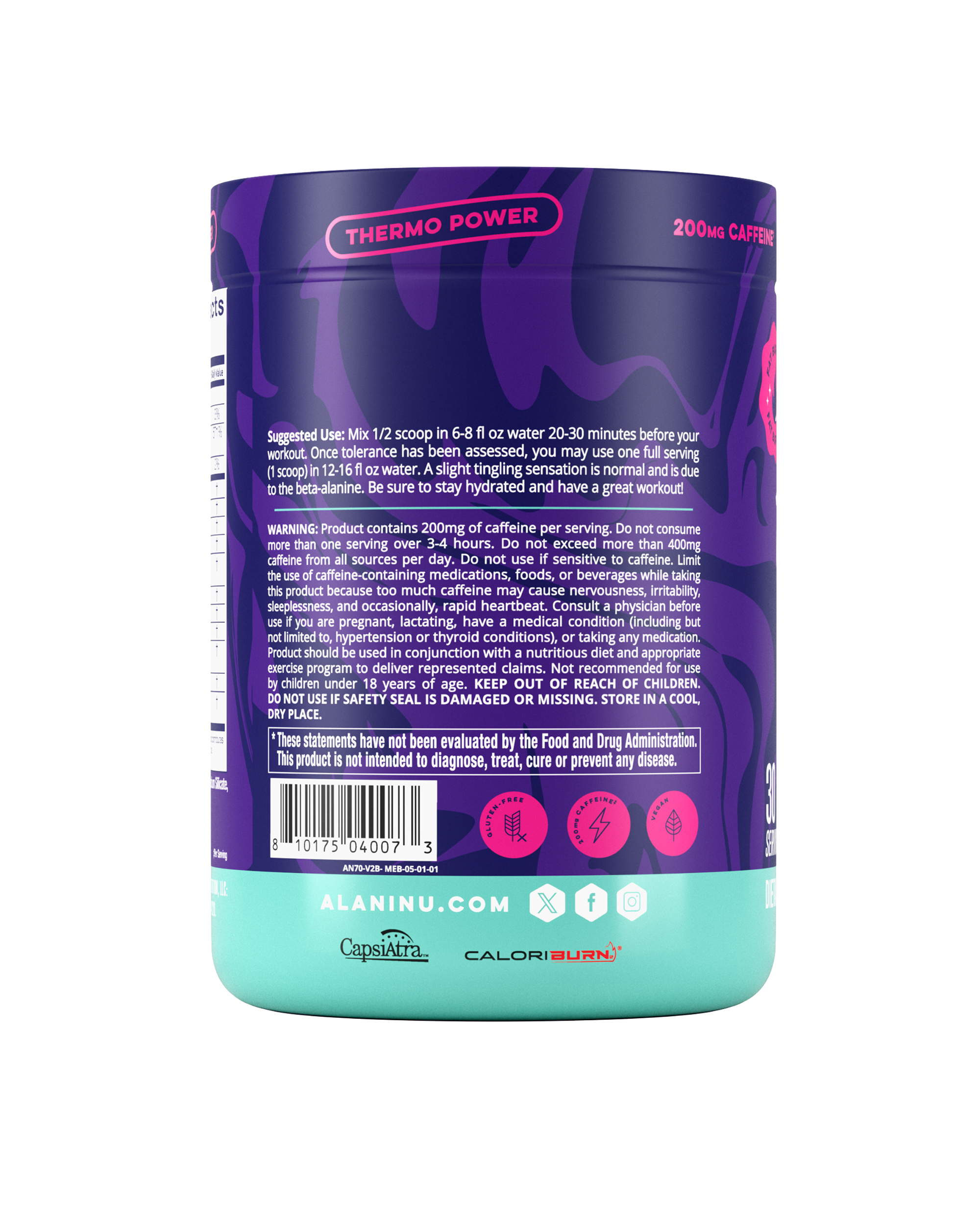 Pre-Workout+ Burn - Melonberry Blast (XCQV)