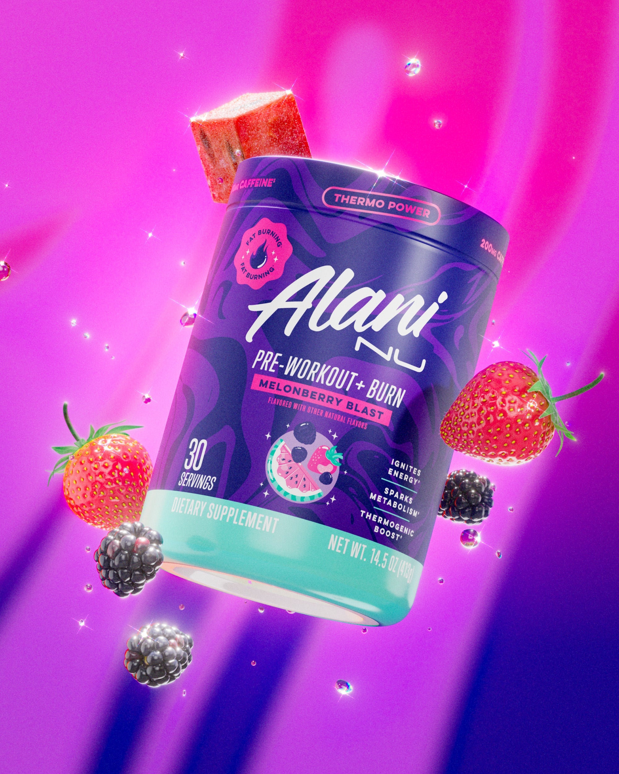 Pre-Workout+ Burn - Melonberry Blast (XCQV)