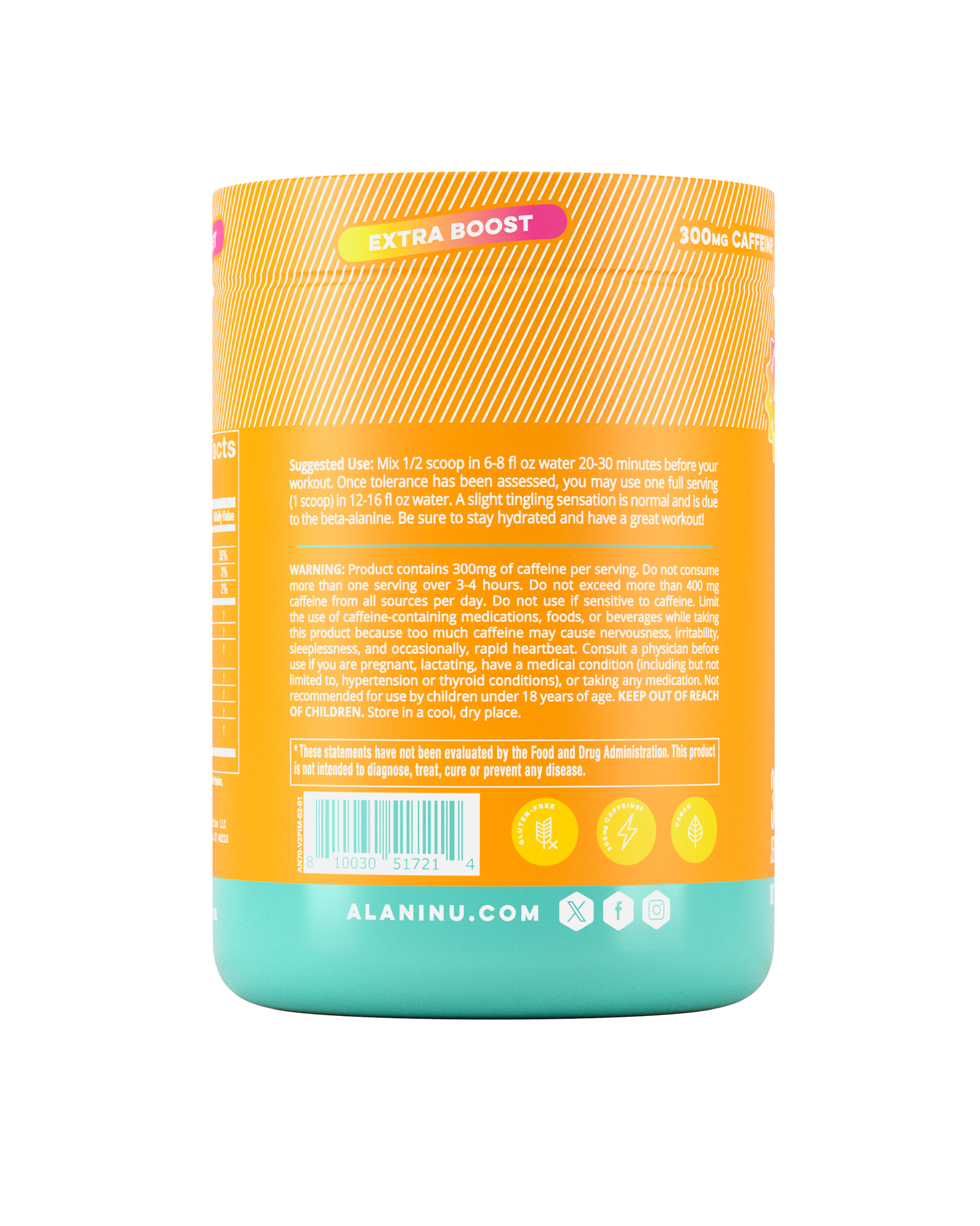 Pre-Workout+ - Paradise Swirl (MSSD)