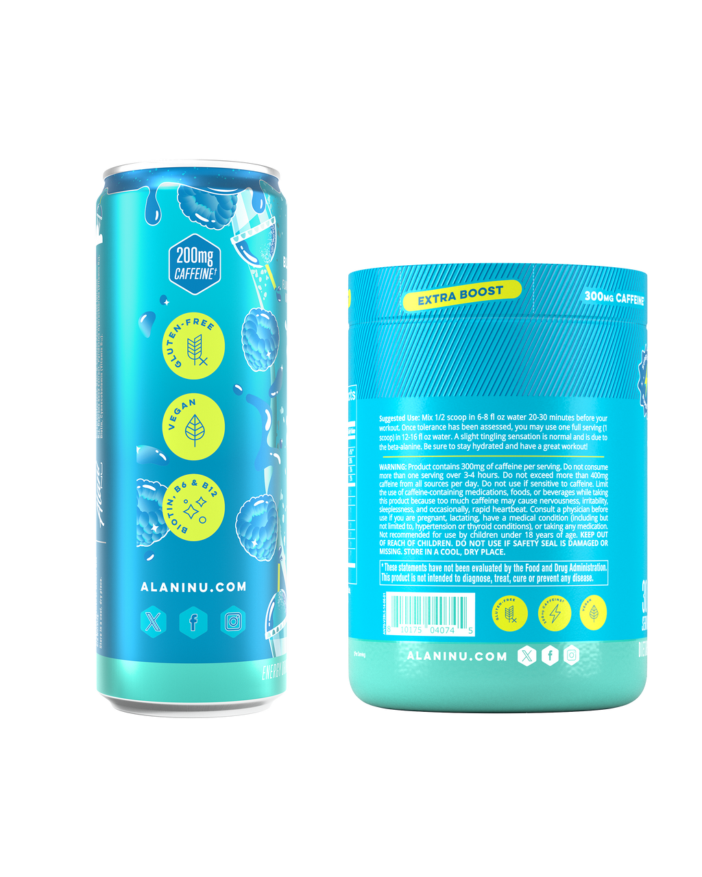 Energy Drink & Pre-Workout+ - Blue Slush (NE9R)
