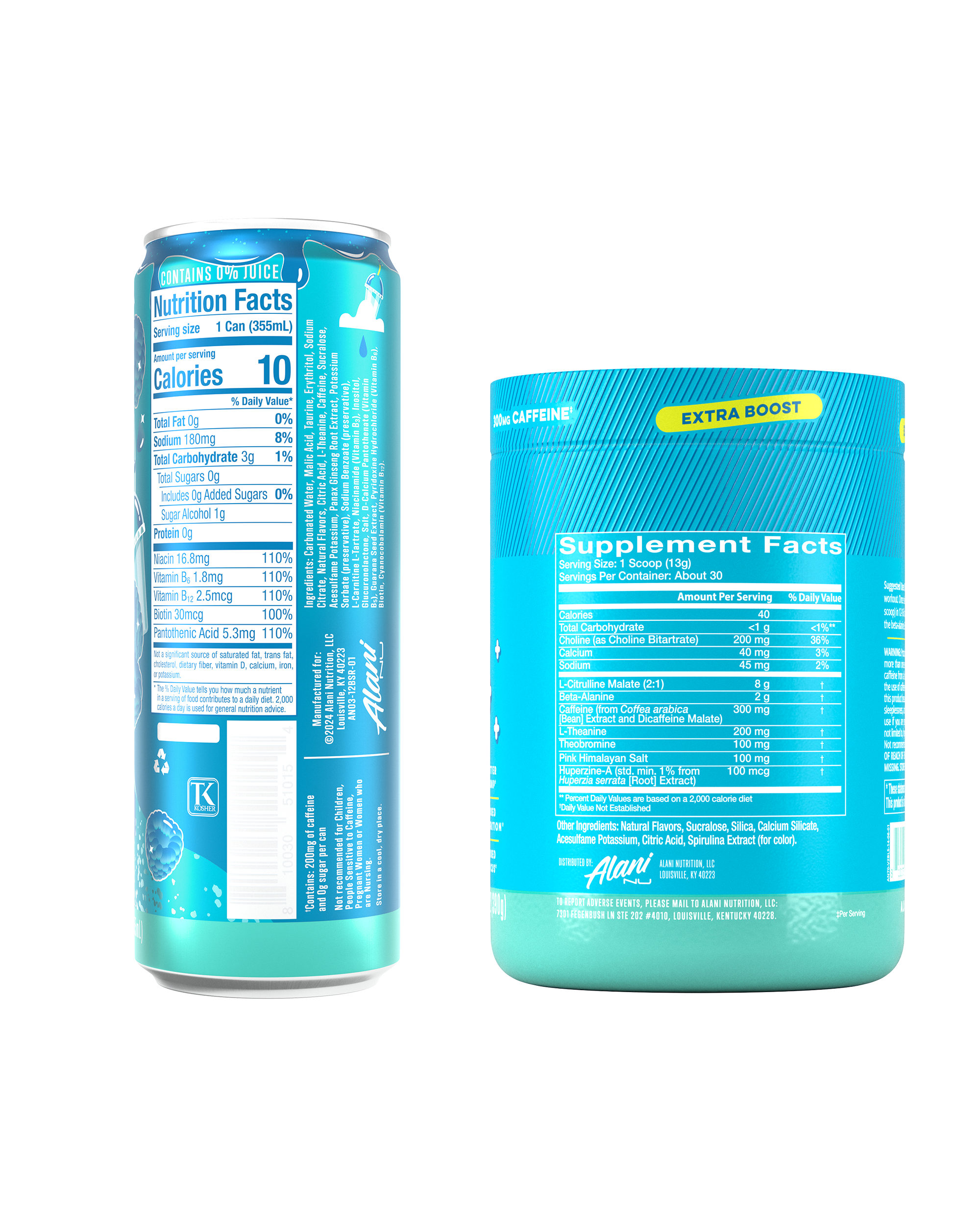 Energy Drink & Pre-Workout+ - Blue Slush (NE9R)