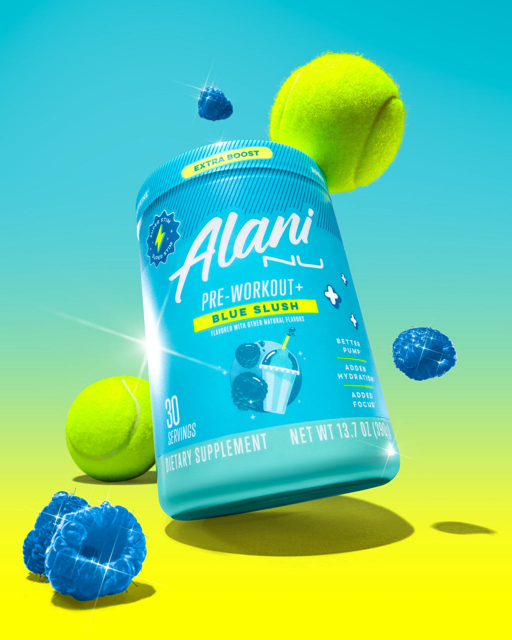 Energy Drink & Pre-Workout+ - Blue Slush (NE9R)