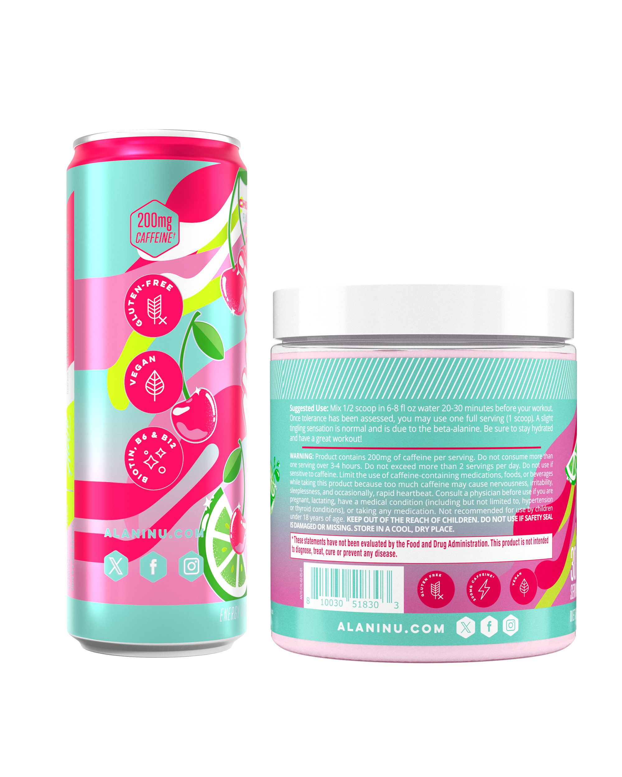 Energy Drink & Pre-Workout - Cherry Twist (XIW5)