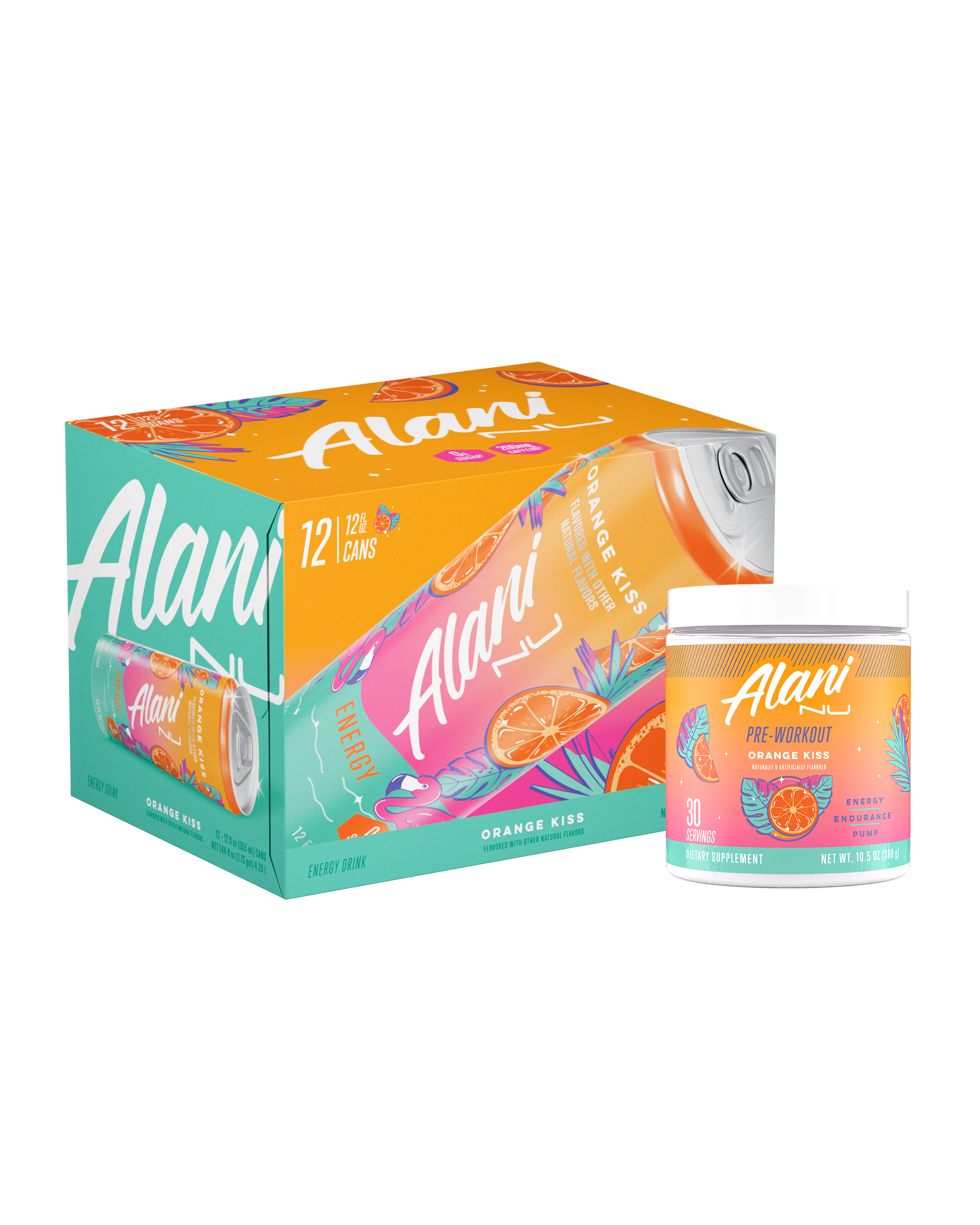 Energy Drink & Pre-Workout - Orange Kiss (K086)