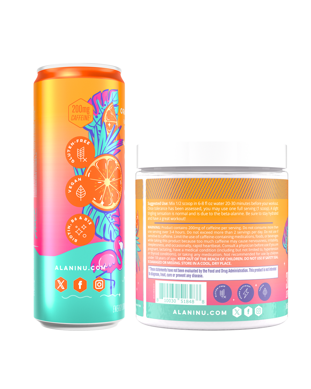 Energy Drink & Pre-Workout - Orange Kiss (K086)
