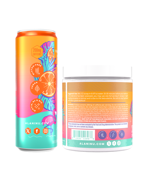 Energy Drink & Pre-Workout - Orange Kiss (K086)