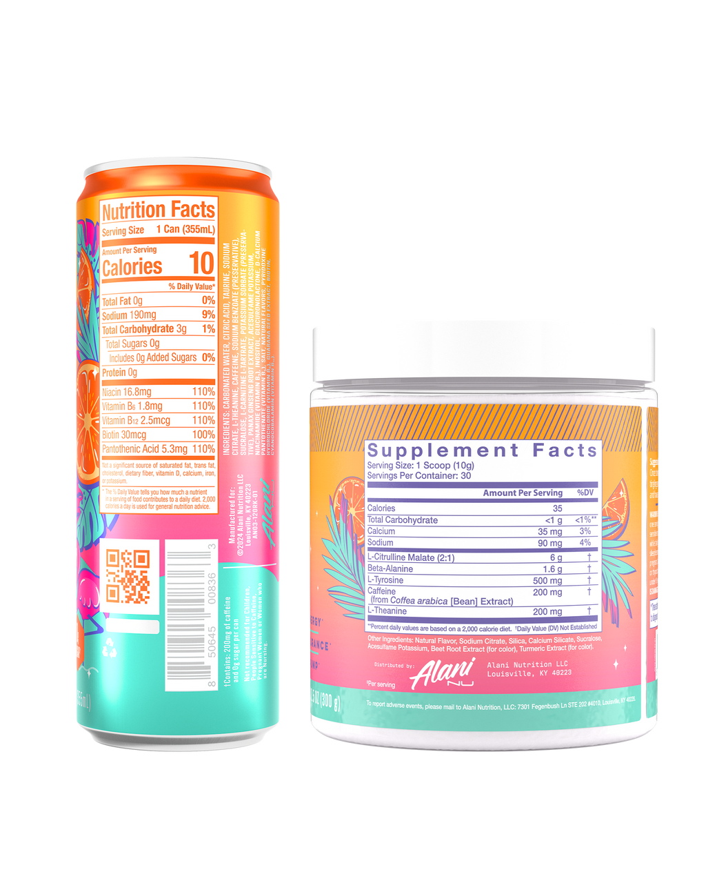 Energy Drink & Pre-Workout - Orange Kiss (K086)