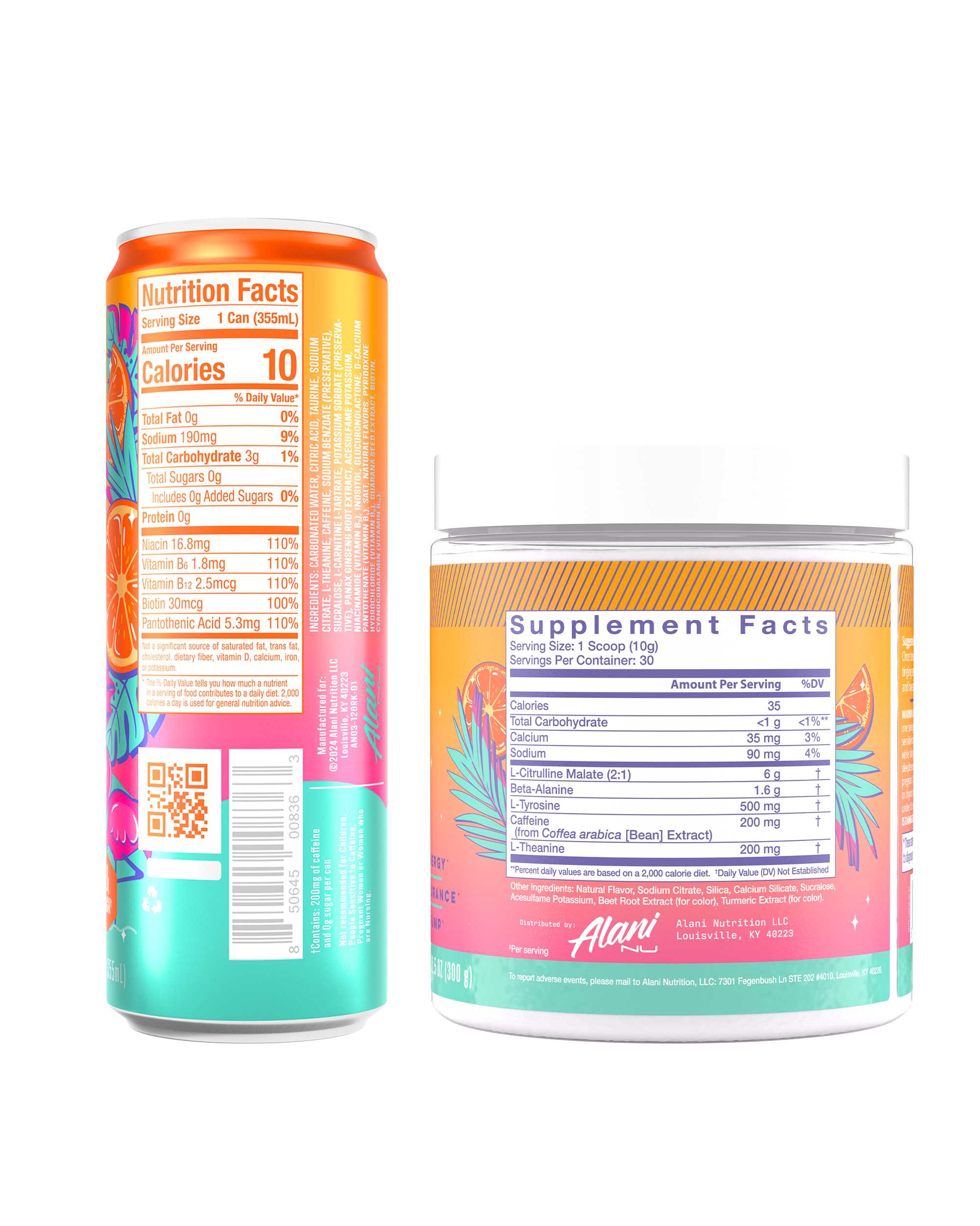 Energy Drink & Pre-Workout - Orange Kiss (K086)