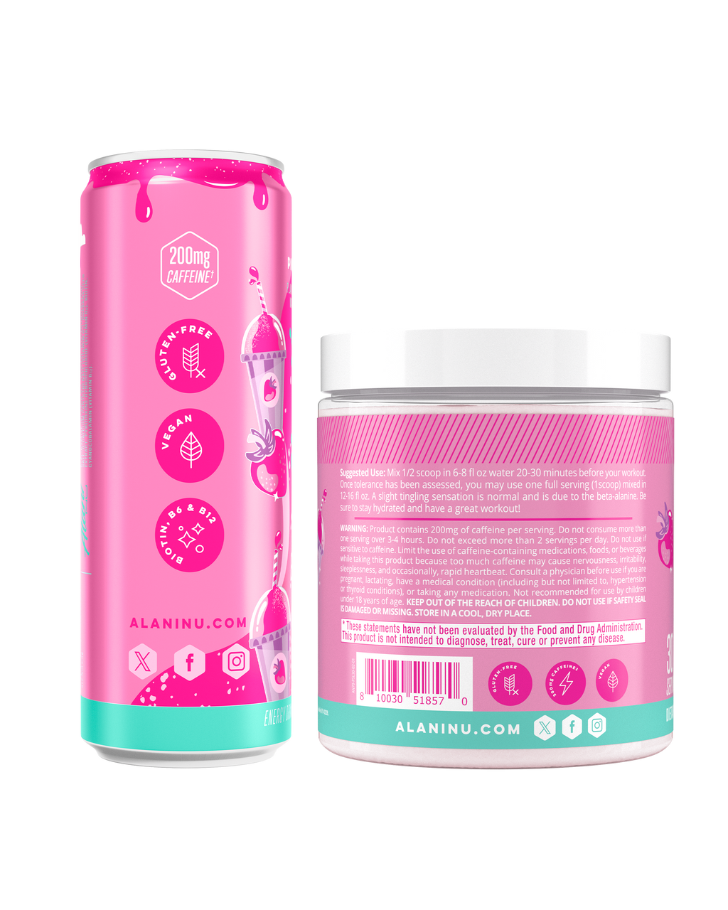 Energy Drink & Pre-Workout - Pink Slush (CLSM)