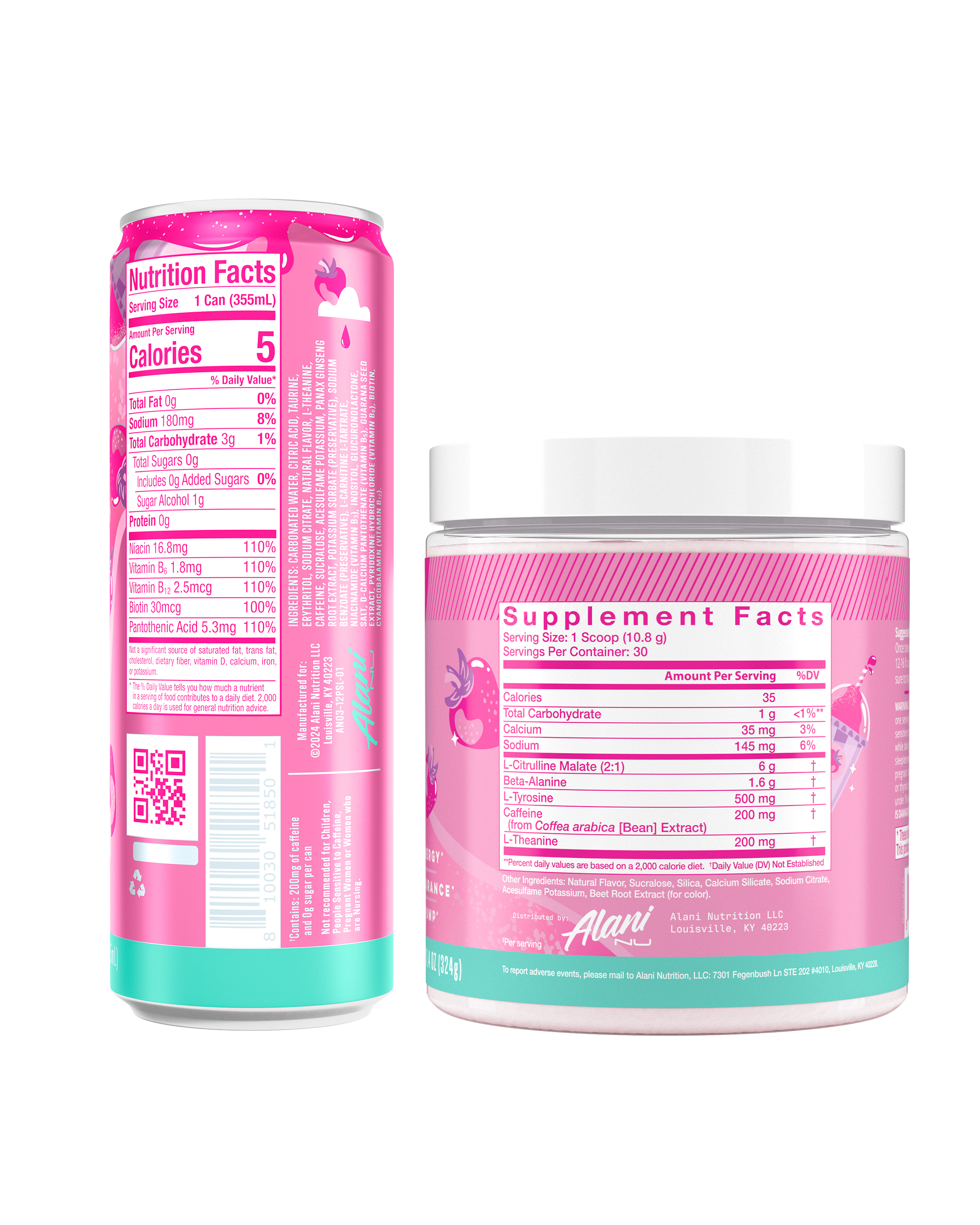 Energy Drink & Pre-Workout - Pink Slush (CLSM)