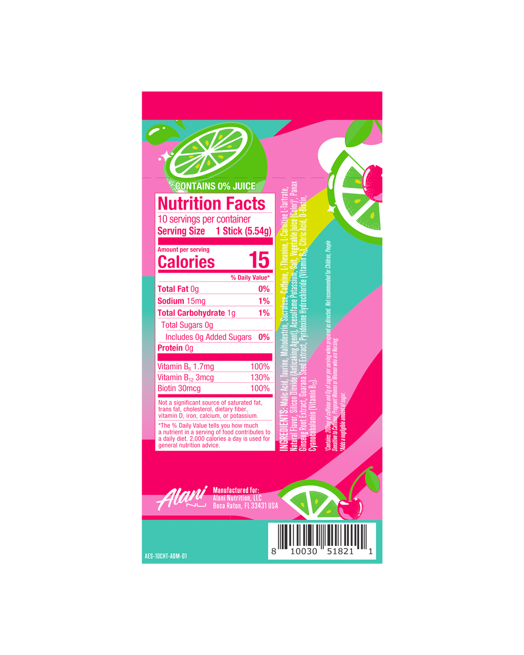 Energy Sticks - Cherry Twist (CGJX)