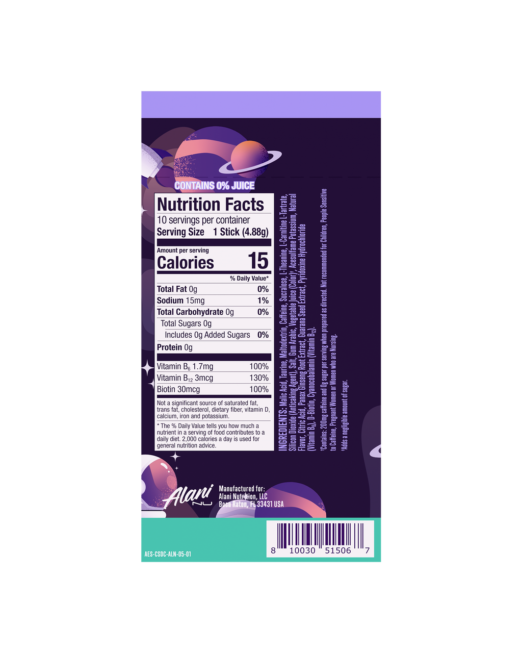 Energy Sticks - Cosmic Stardust (22RZ)