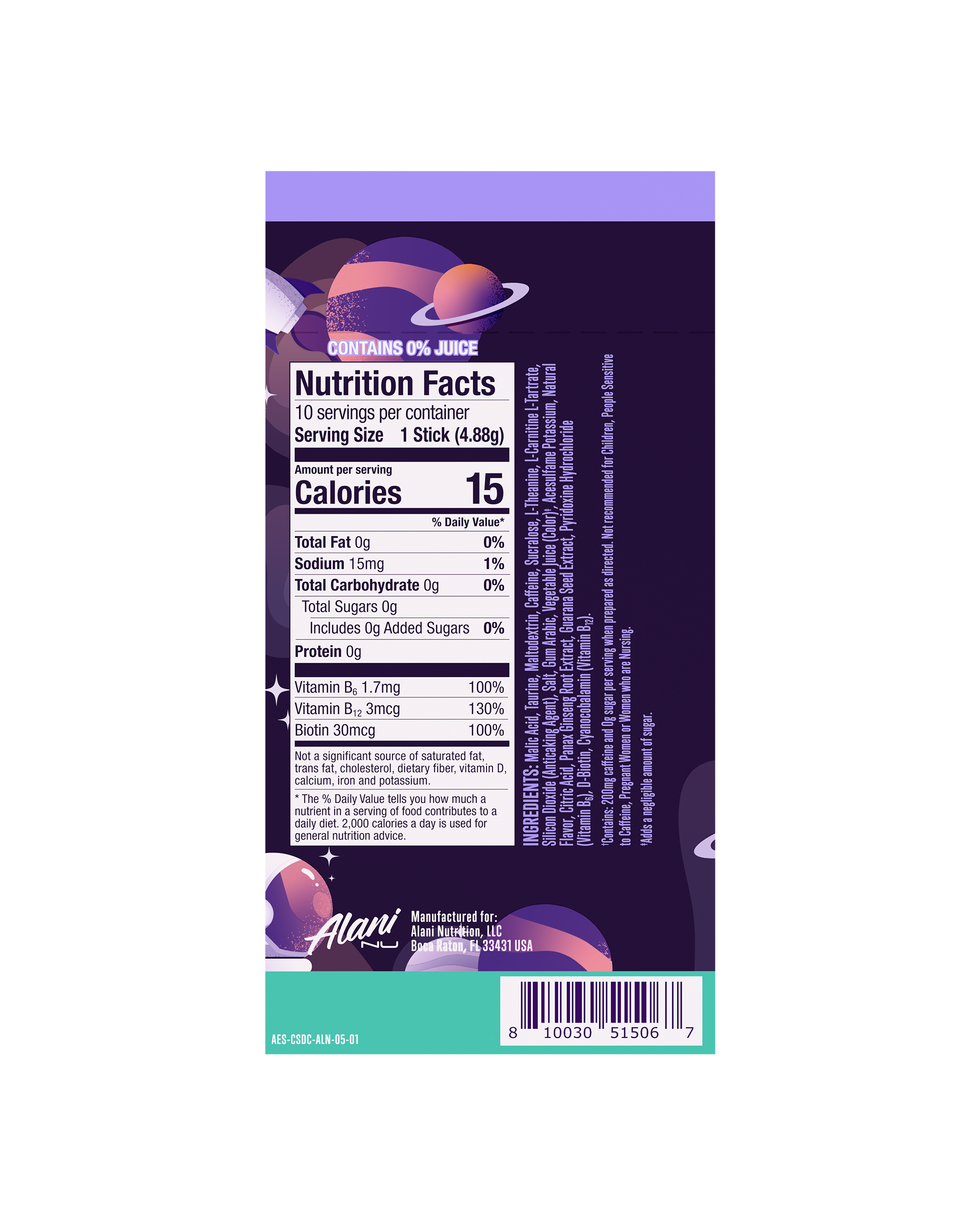 Energy Sticks - Cosmic Stardust (22RZ)