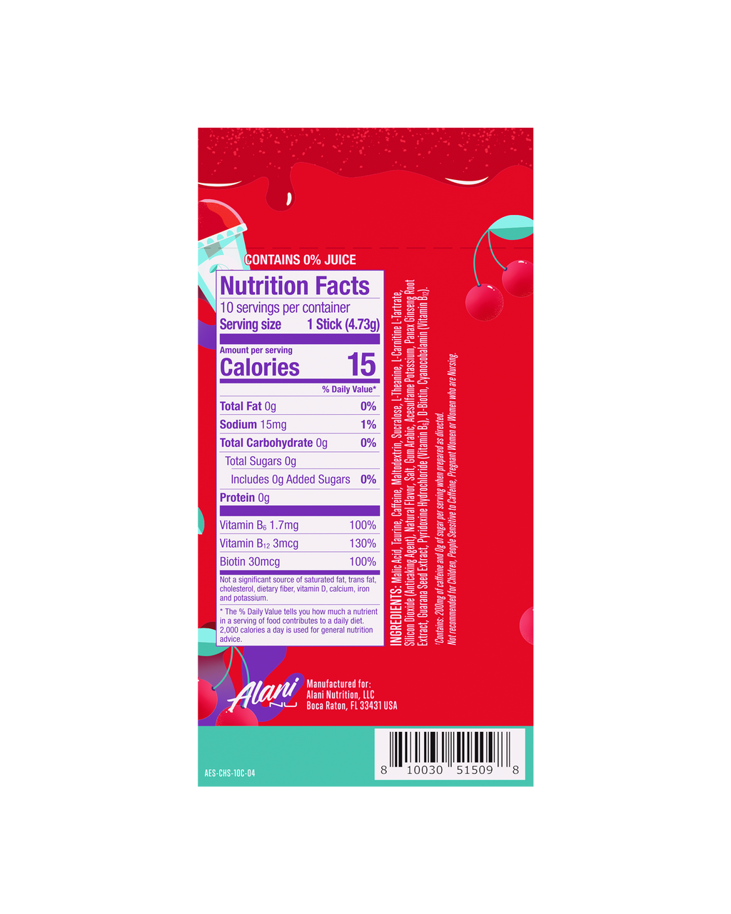 Energy Sticks - Cherry Slush (2YST)