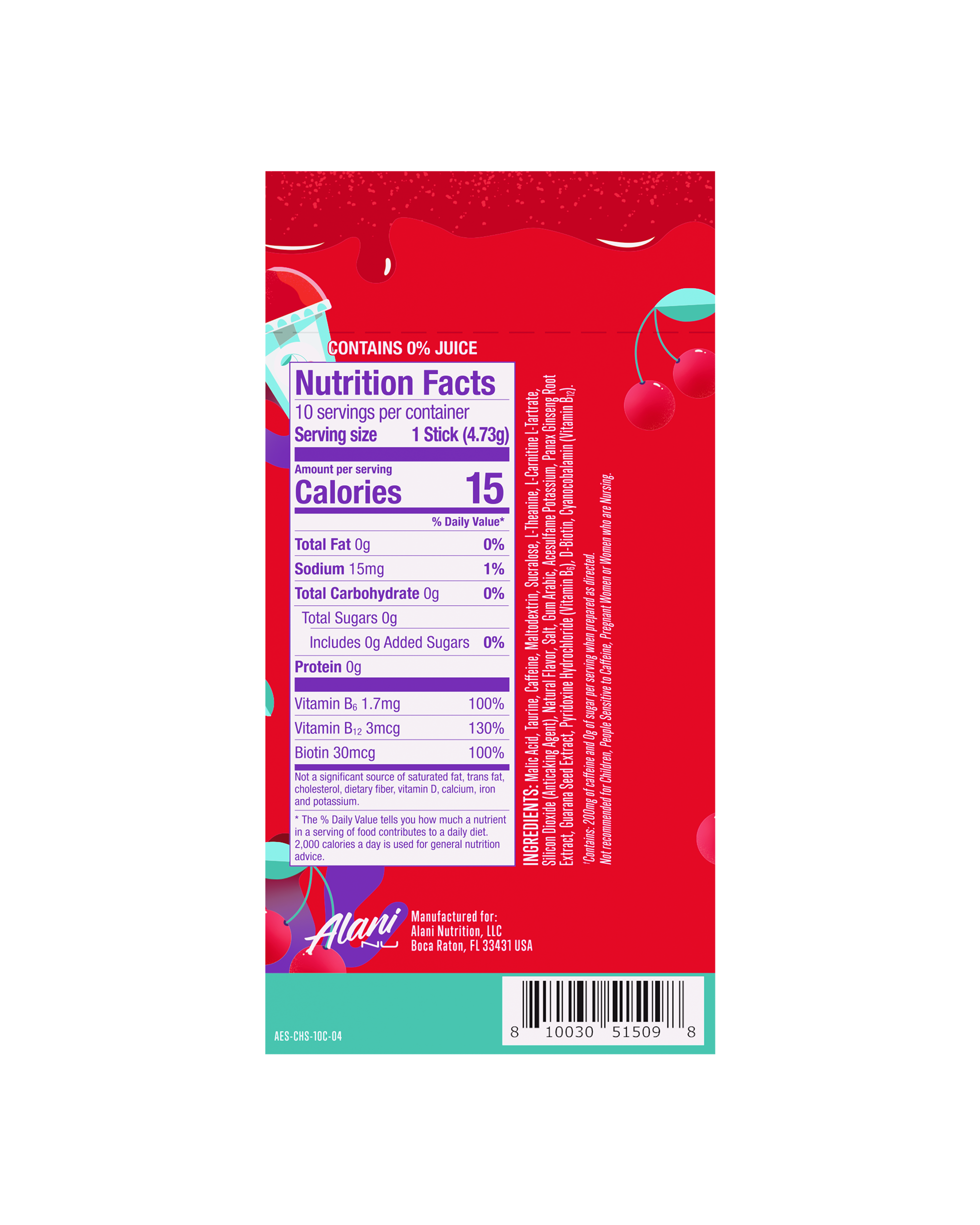 Energy Sticks - Cherry Slush (2YST)