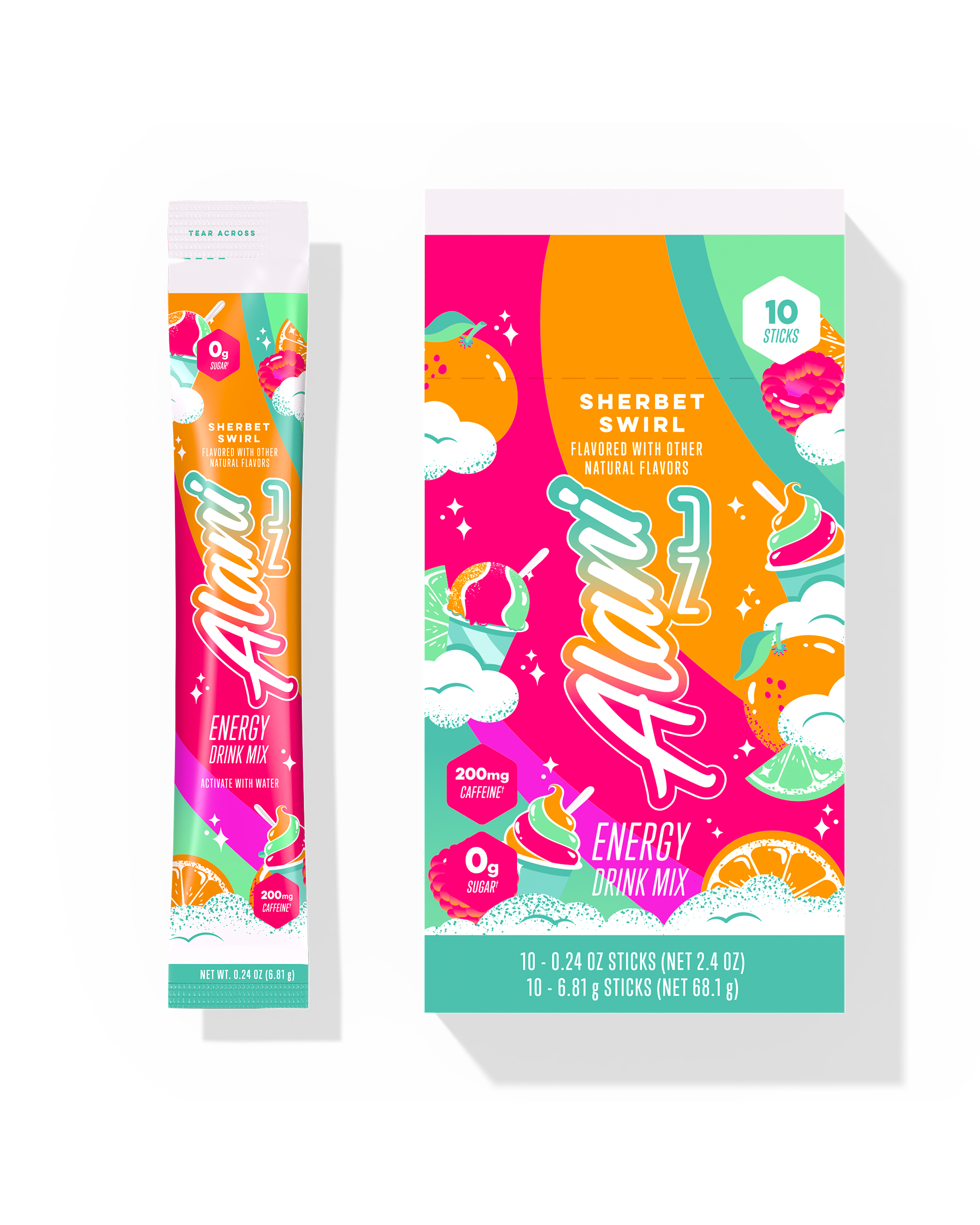 Energy Sticks - Sherbet Swirl (5S43)