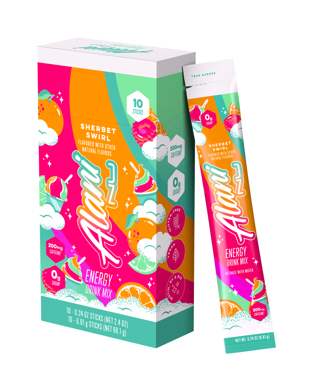 Energy Sticks - Sherbet Swirl (5S43)