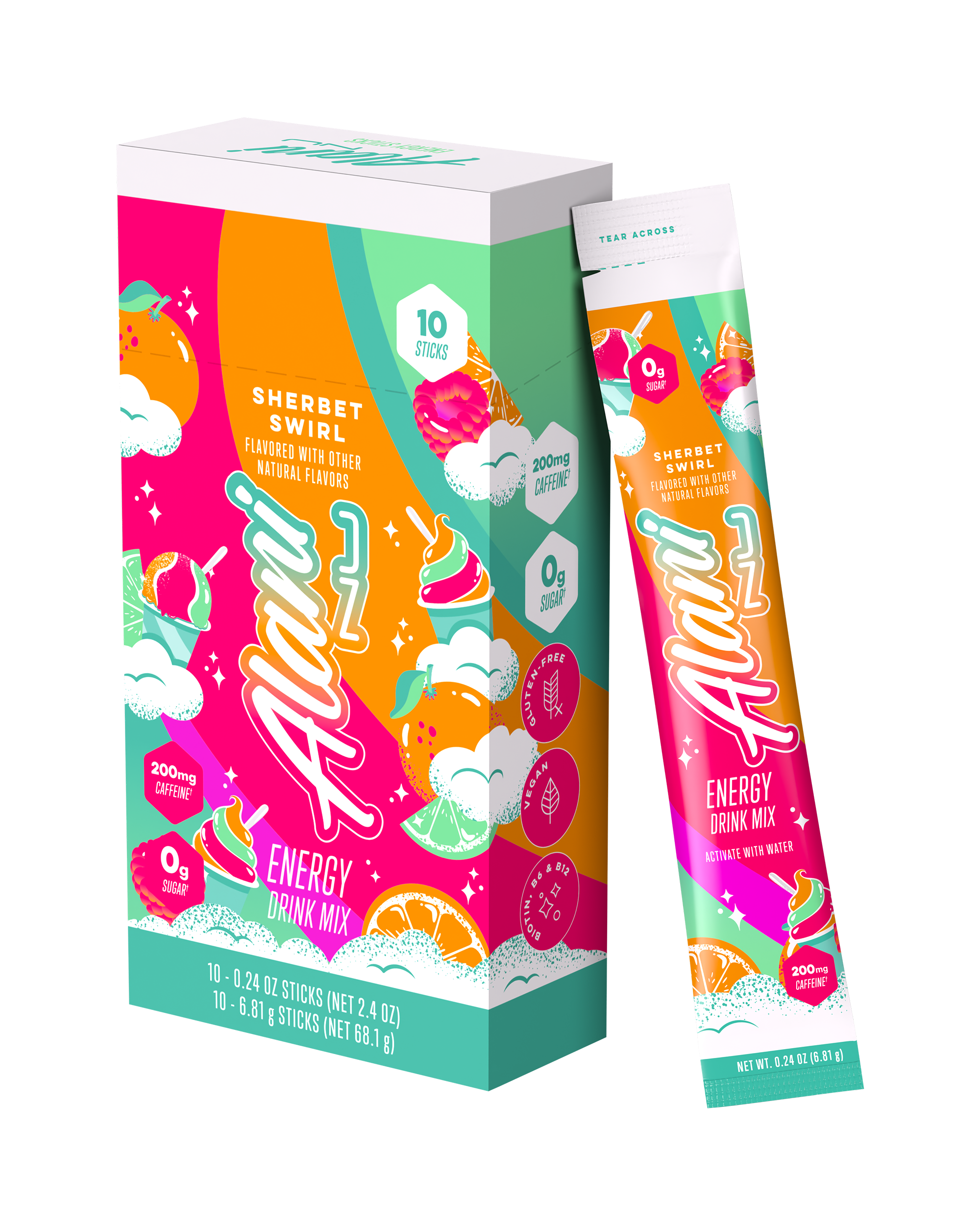Energy Sticks - Sherbet Swirl (5S43)