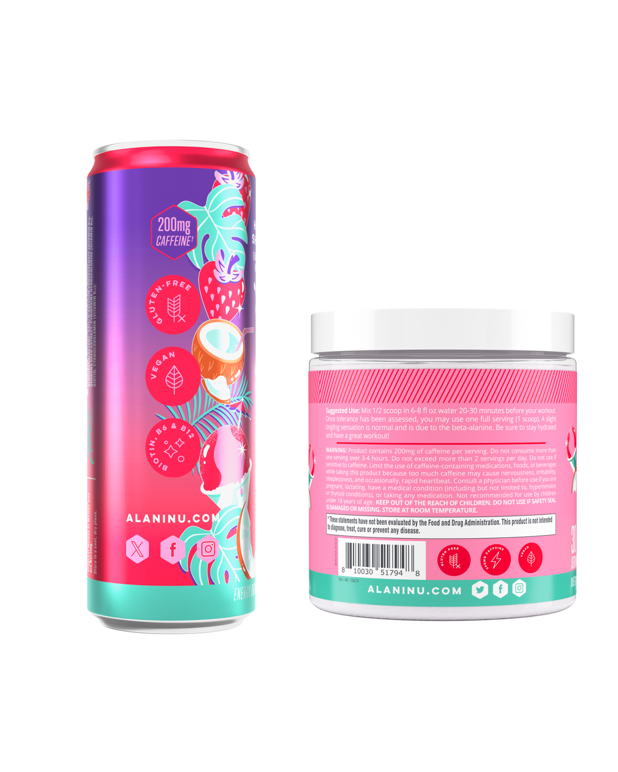 Energy Drink & Pre-Workout - Hawaiian Shaved Ice (67TC)
