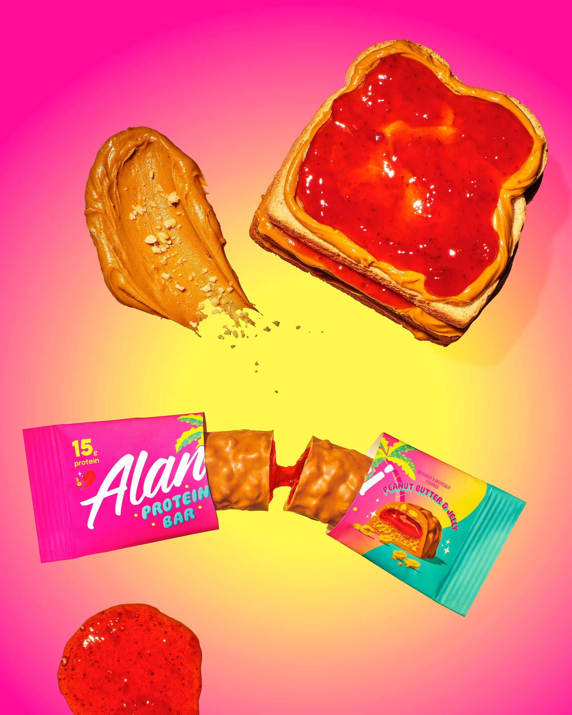 Protein Bar - Peanut Butter & Jelly (4QKH)