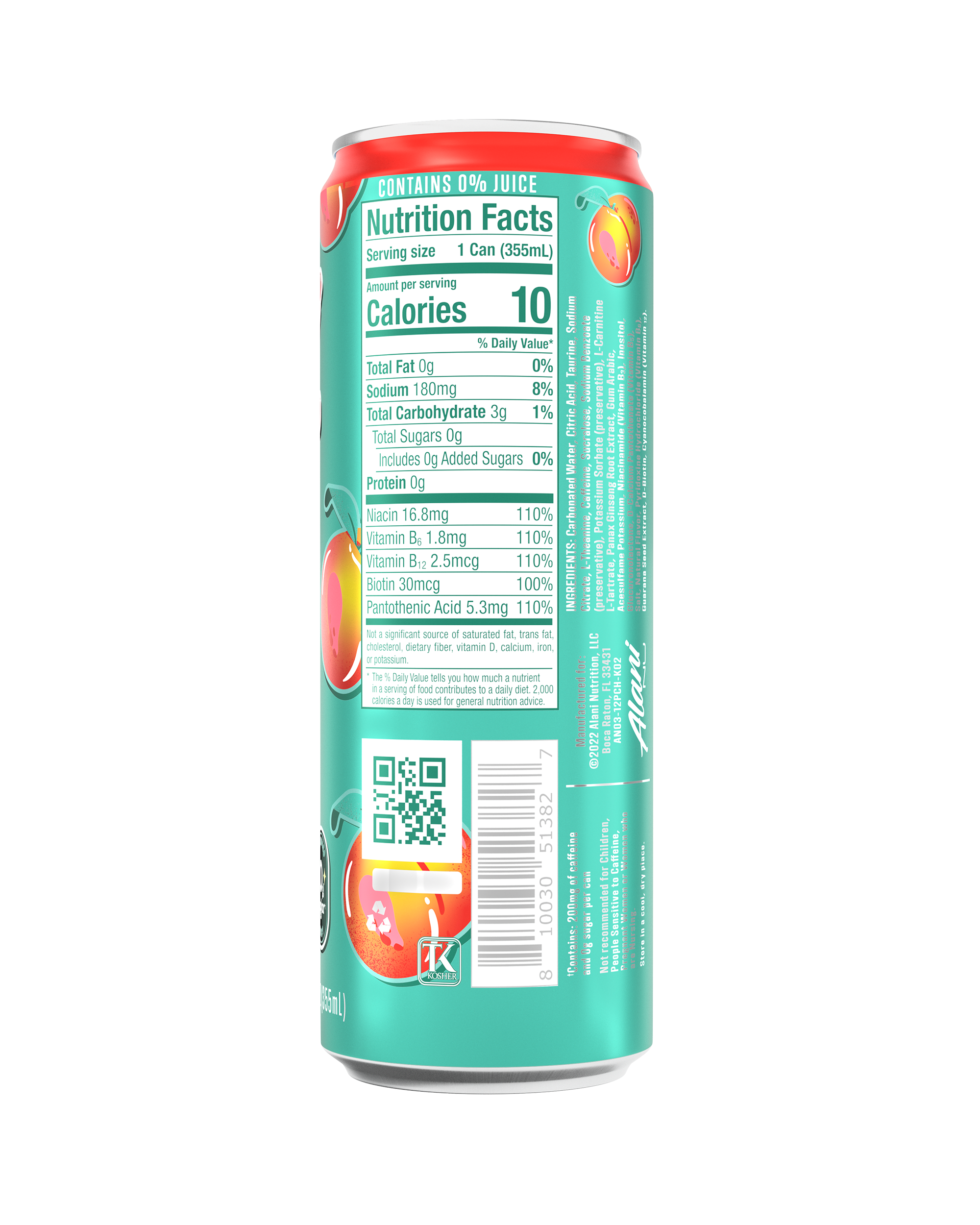 Energy Drink - Juicy Peach (ROU6)